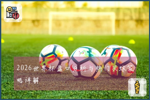2026世界杯盘口分析与热门买球策略详解